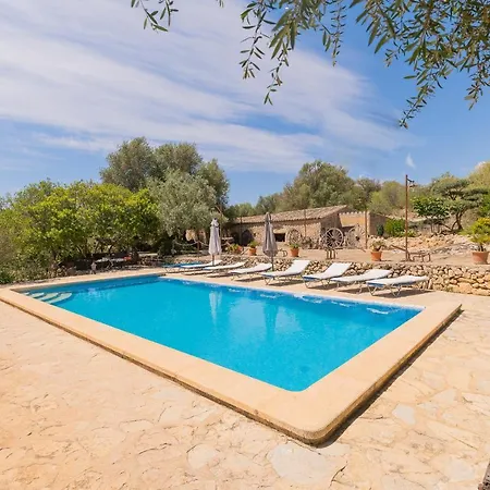 Murtera- Traditional Country Manor House For 9 People 5 Bedrooms And 4 Bathrooms Near Sant Llorenc * Manacor (Mallorca)